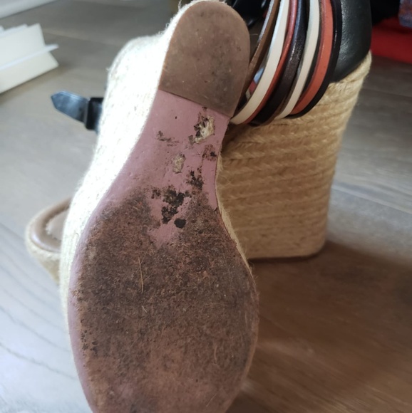 VALENTINO - espadrilles open toe wedges - Picture 7 of 8